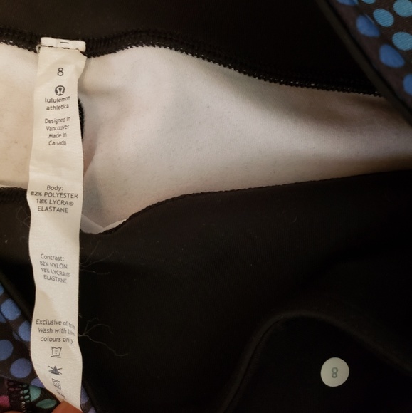 Lululemon Cosmic Dot High Rise Pants Leggings sz 8 - Picture 5 of 6